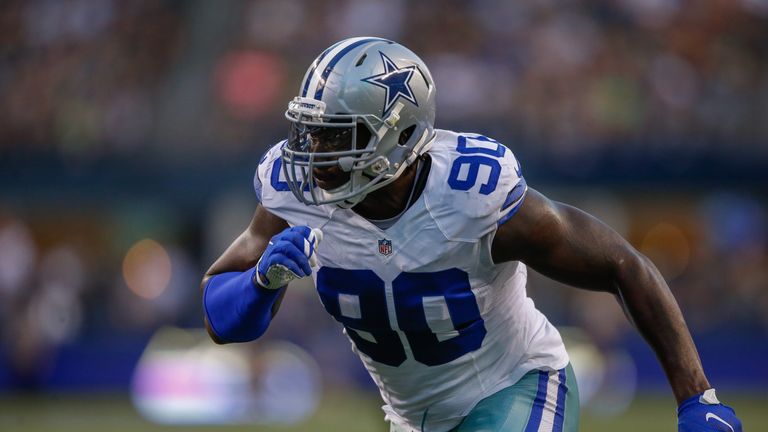 SEATTLE, WA - AUGUST 25:  Defensive end DeMarcus Lawrence #90 of the Dallas Cowboys in action against the Seattle Seahawks during the preseason game at CenturyLink Field on August 25, 2016 in Seattle, Washington.  (Photo by Otto Greule Jr/Getty Images) *** Local Caption *** DeMarcus Lawrence