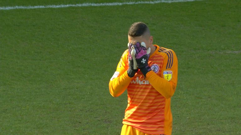 Dimitar Emtimov expresses his incredulity at conceding a second penalty