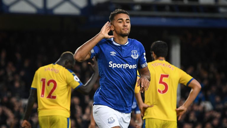 Dominic Calvert-Lewin scored in the reverse fixture as Everton won 2-0 in October