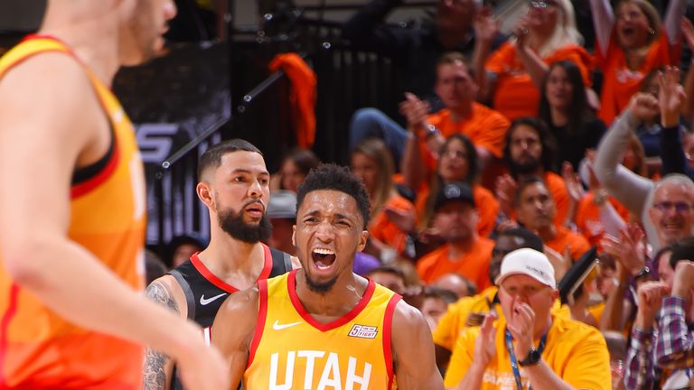 Donovan Mitchell led the Jazz in scoring but missed a late chance to send the game to overtime