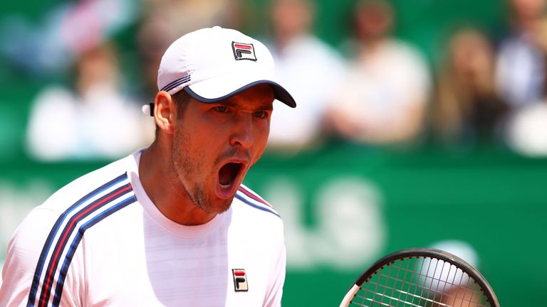 Dusan Lajovic is through to the Monte-Carlo Masters semi-finals