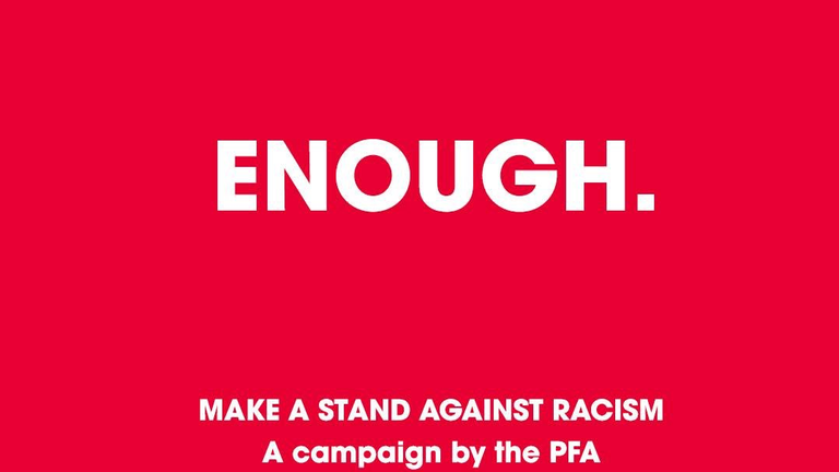 PFA Enough Make a stand against racism