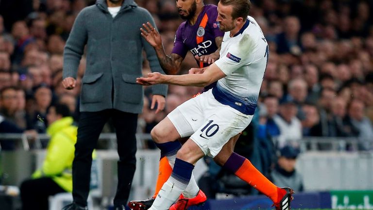 Harry Kane ankle Fabian Delph