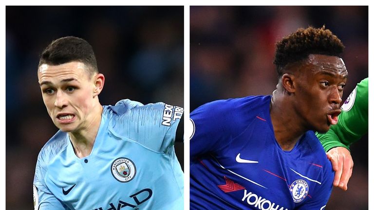 Phil Foden and Callum Hudson-Odoi made their first Premier League starts on Wednesday