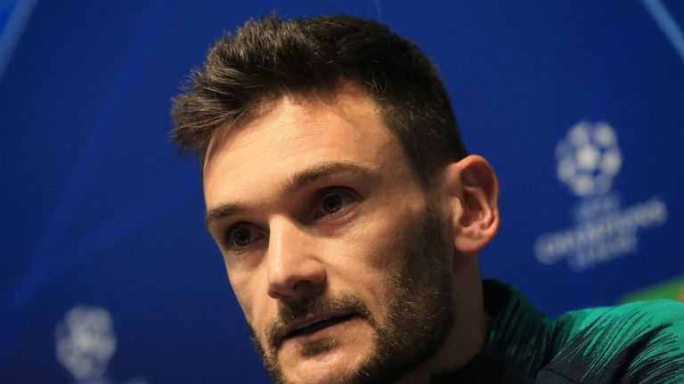 Spurs captain Hugo Lloris