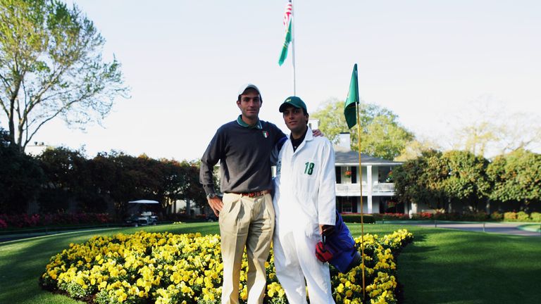 Francesco Molinari caddied for brother Edoardo at Augusta  in 2006