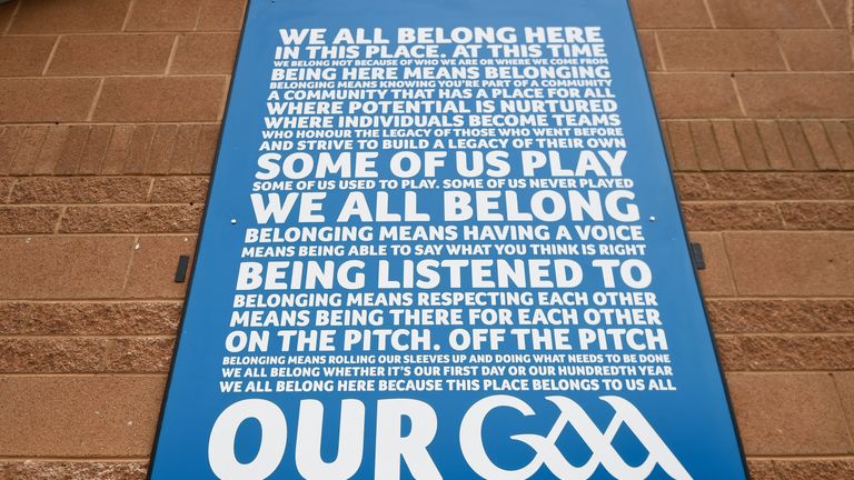 The GAA last week released a manifesto, highlighting its core values