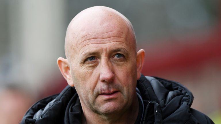 Rangers assistant manager Gary McAllister