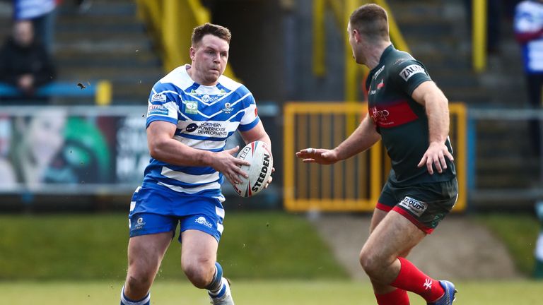 Ed Barber scored a try during Halifax's win over London Broncos