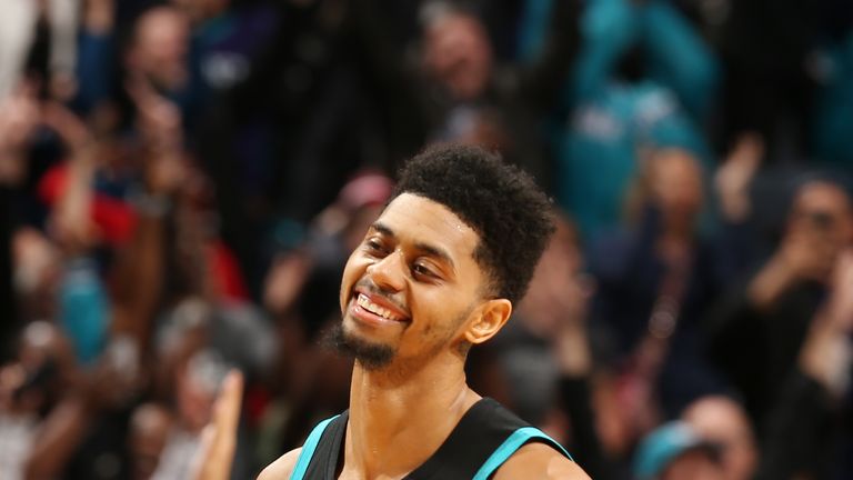 Jeremy Lamb of the Charlotte Hornets grabbed the game winner over the Toronto Raptors