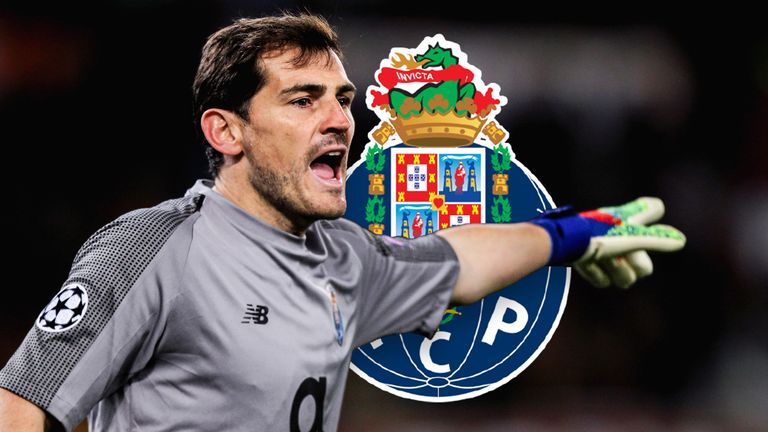 FC Porto goalkeeper Iker Casillas