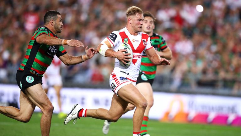 St George Illawarra forward Jack de Belin was charged with aggravated sexual assault