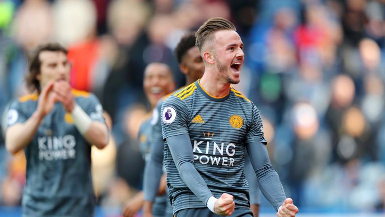 HUDDERSFIELD, ENGLAND - APRIL 06:  during the Premier League match between Huddersfield Town and Leicester City at John Smith&#39;s Stadium on April 06, 2019 in Huddersfield, United Kingdom. (Photo by Matthew Lewis/Getty Images)