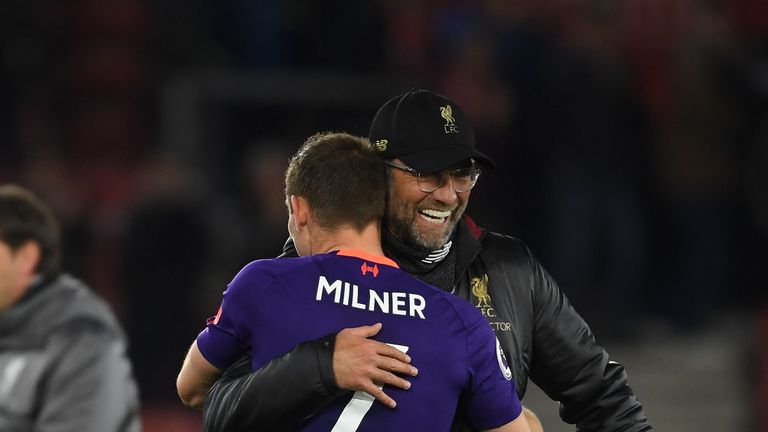 James Milner Jurgen Klopp