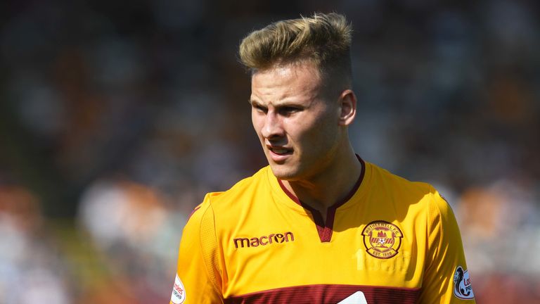 James Scott has played eight times for Motherwell in the Scottish Premiership this season
