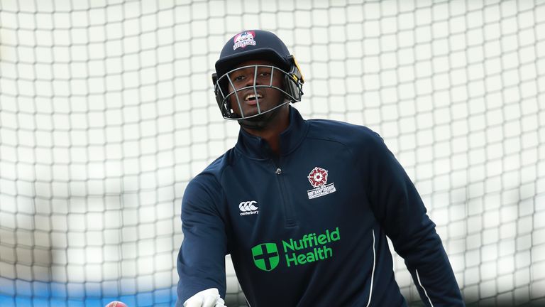 Jason Holder in nets for Northants