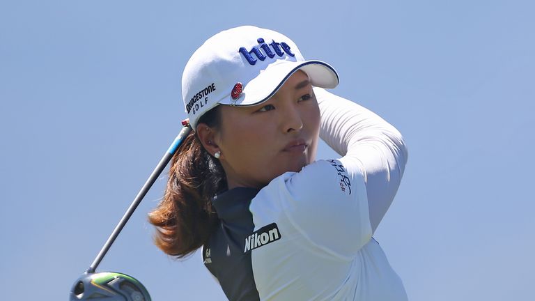 Jin Young Ko during the final round of the ANA Inspiration
