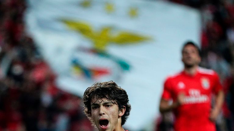 Joao Felix Benfica v Frankfurt