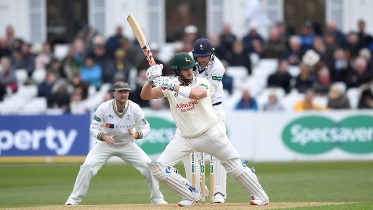 Joe Clarke, Nottinghamshire, County Championship vs Yorkshire at Trent Bridge