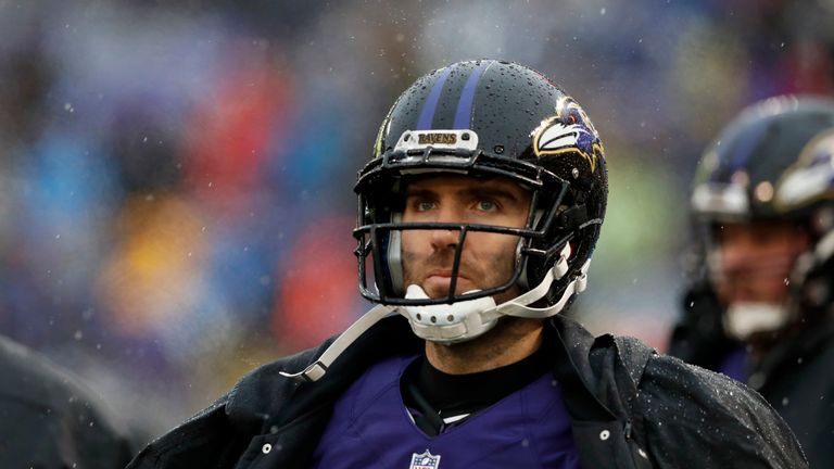 Joe Flacco was demoted to the bench on his previous team, the Baltimore Ravens