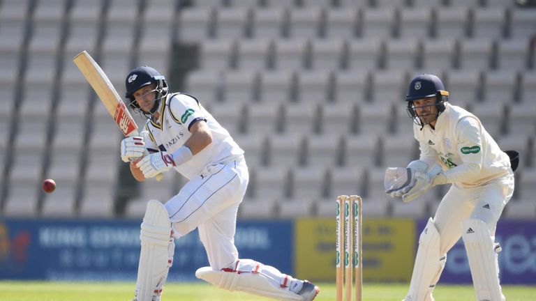 Joe Root, Yorkshire, County Championship against Hampshire at Ageas Bowl