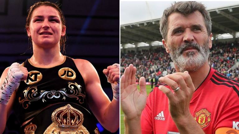 Katie Taylor is a big fan of former Manchester United and Ireland midfielder Roy Keane