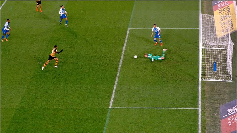 Hull 2-1 Wigan keeper