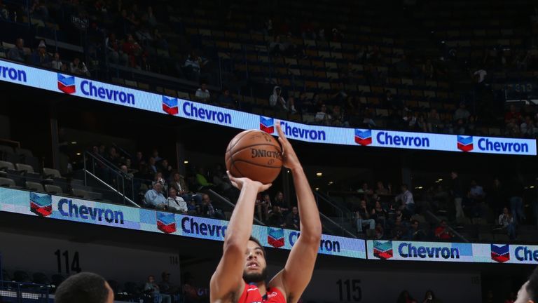 Kenrich Williams grabbed a clutch basket from the halfway line