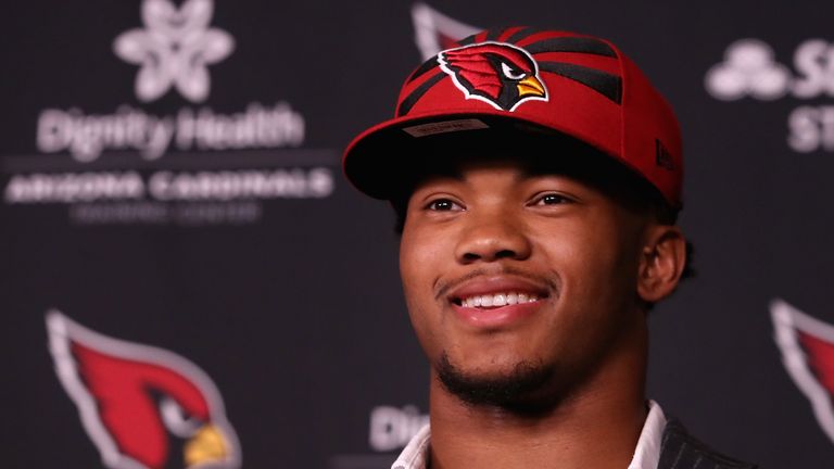 The Arizona Cardinals drafted quarterback Kyler Murray with the first overall pick in the NFL Draft