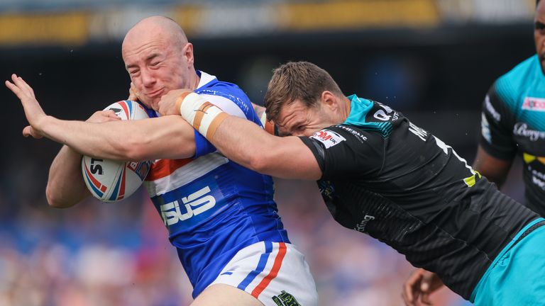 Lee Kershaw had a debut to remember for Wakefield against Leeds Rhinos