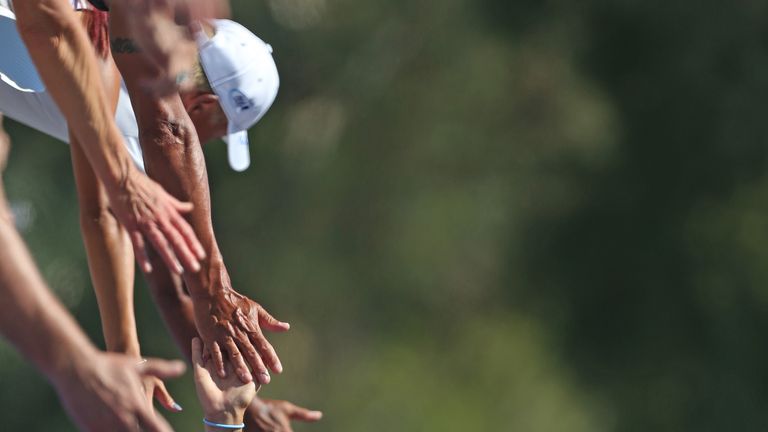 Lexi Thompson during the final round of the ANA Inspiration