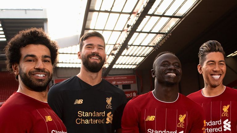Liverpool unveil their new 2019/20 kit