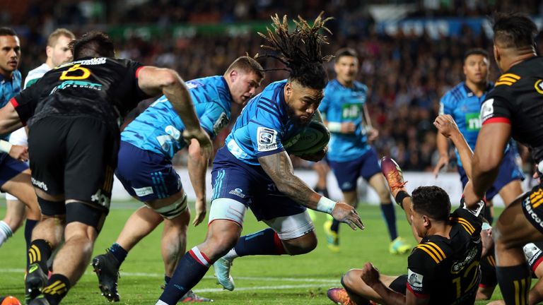 Ma’a Nonu runs in a try 