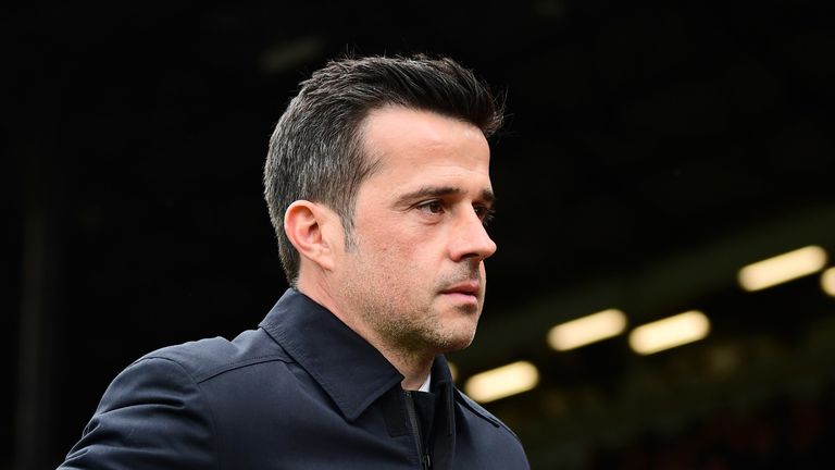 Everton manager Marco Silva at Selhurst Park