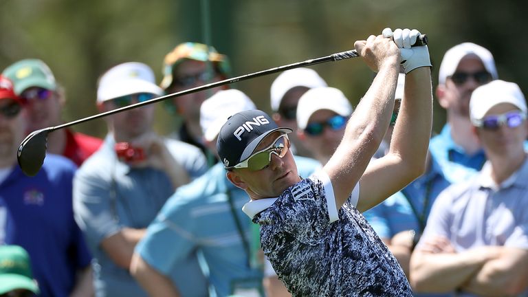 Matt Wallace holed out on the eighth for the 100th ace in the history of the par-three tournament