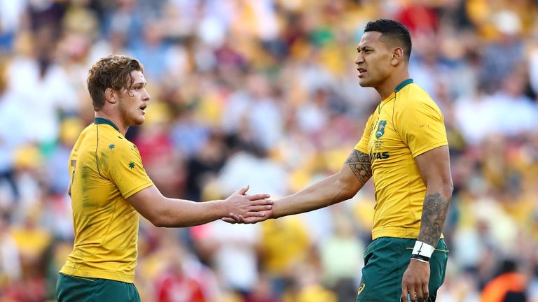 Michael Hooper says he would it &#39;difficult&#39; to play with Israel Folau going forward