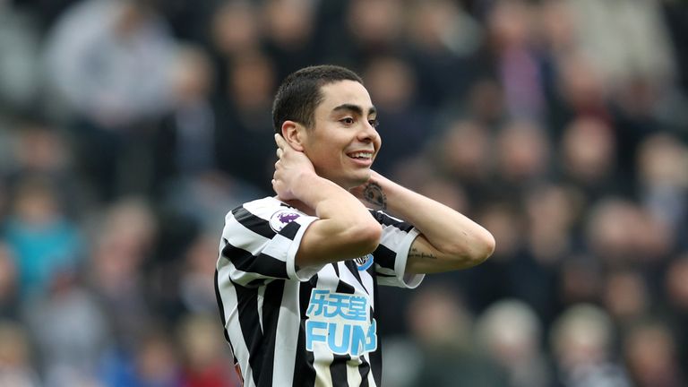 Almiron no ha logrado marcar para el Newcastle desde su llegada de la MLS