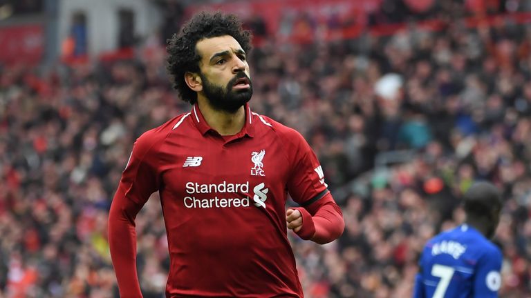 Mohamed Salah Liverpool v Chelsea