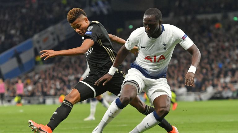 Moussa Sissoko impressed after coming on as a substitute in Tottenham's Champions League first leg against Ajax