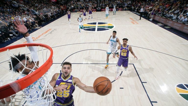 NBA Charlotte Hornets v Utah Jazz