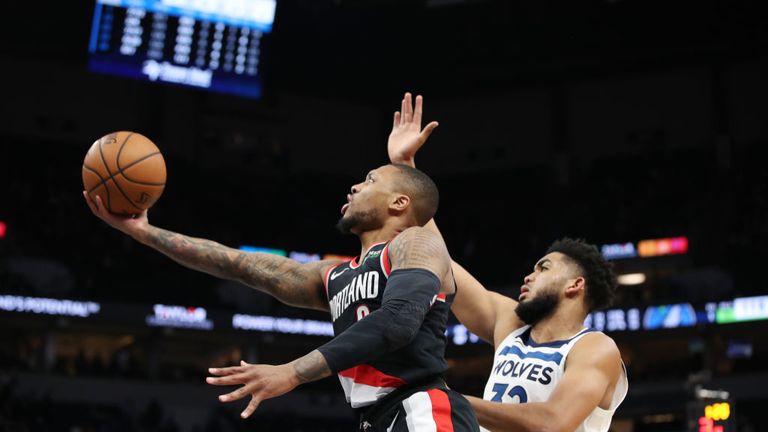 NBA Portland Trail Blazers v Minnesota Timberwolves