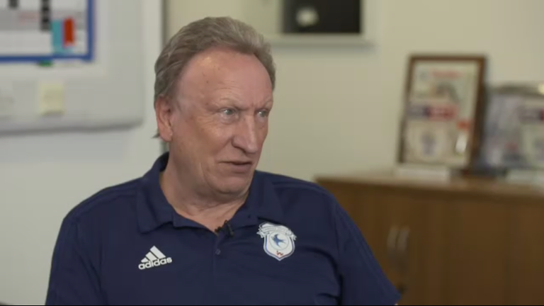 Cardiff manager Neil Warnock chats to Laura Woods ahead of their game against Liverpool, live on Sky Sports