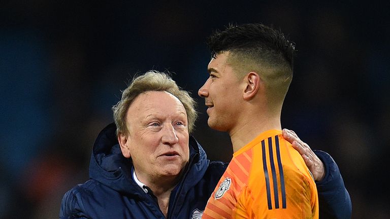 Neil Warnock praised the performance of Neil Etheridge