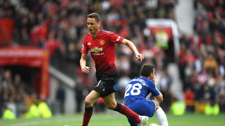 Nemanja Matic Manchester United vs Chelsea