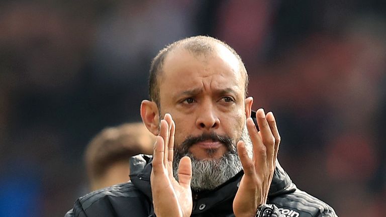 Nuno Espirito Santo Southampton v Wolves