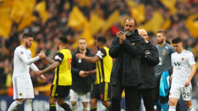 Nuno Santo's Wolves missed out on a first FA Cup final in 59 years