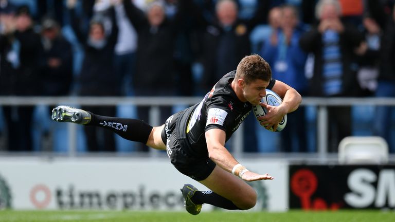 Ollie Devoto opened the scoring for Exeter Chiefs who made hard work of their victory over Harlequins