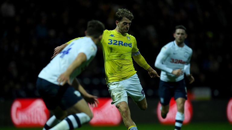 Leeds striker Patrick Bamford