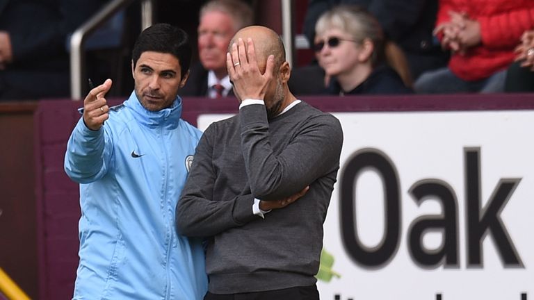Pep Guardiola and Manchester City had endured a frustrating afternoon at Turf Moor before Aguero's goal just after the hour