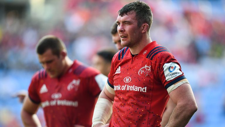 20 April 2019; Peter O'Mahony of Munster during the Heineken Champions Cup Semi-Final match between Saracens and Munster at the Ricoh Arena in Coventry, England. Photo by David Fitzgerald/Sportsfile